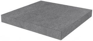 Kerama Marazzi Фондамента угловая ступень Glued Corner Step Fondamenta Dark Grey 33*33