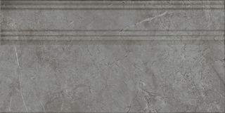 Kerama Marazzi Риальто плинтус Плинтус серый тёмный глянцевый обрезной 20*40*16