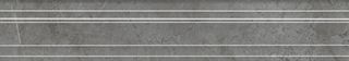Kerama Marazzi Риальто бордюр Бордюр серый тёмный глянцевый обрезной 40*7.3*27