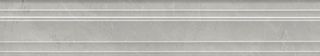 Kerama Marazzi Риальто бордюр Бордюр серый светлый глянцевый обрезной 40*7.3*27