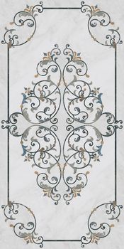 Kerama Marazzi Парнас декор Parnassus Decorated Lappato 80*120*11