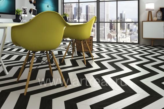 APE Chevron Керамогранит APE Chevron в интерьере
