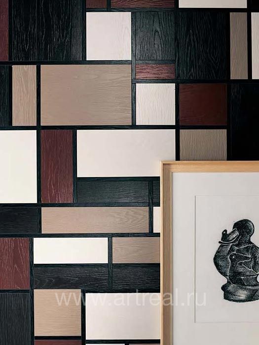 Интерьер керамической плитки Glam wood итальянской фабрики Rex (Италия)