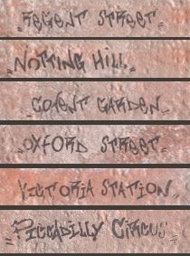 Serenissima Underground декор Ins. Streets s/6 Piccadilli 8.6*35