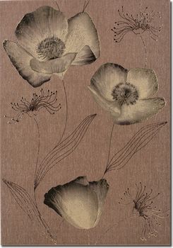 Azulindus Marti Siena декор Floral Decor Chocolate 31.6*45