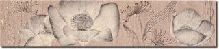 Azulindus Marti Siena бордюр Cen. Siena Floral Biege (Crema) 31.6*7