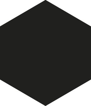 APE Hexagon керамогранит Black 17.5*20.2