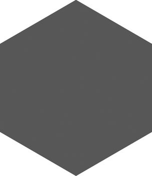 APE Hexagon керамогранит Graphite 17.5*20.2