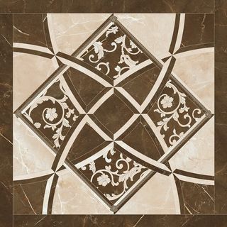 Versace Emote декор Intarsio Crema/Marrone 78*78