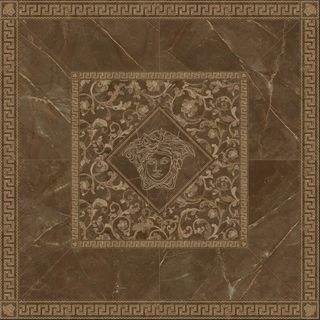 Versace Emote панно Rosone Pulpis Marrone 156*156