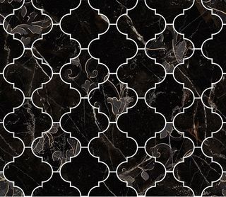 Versace Emote мозаика Mos. Arabescato Nero Amasanta 35*35