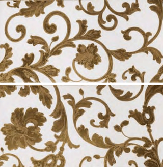 Versace Emote декор Decoro Barocco Bianco/Oro 39*78