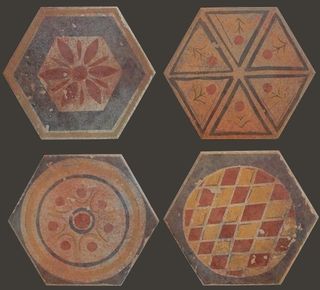 Gambarelli Giardinello Esagonetta декор Mix Rosso 20*17.3