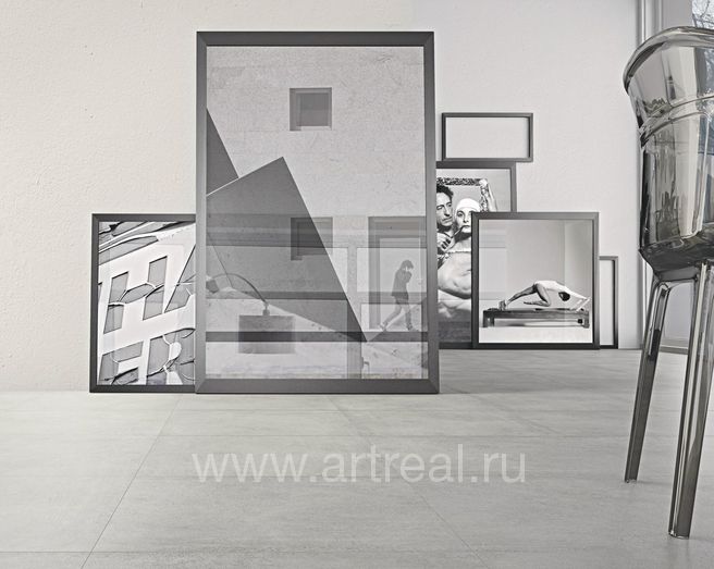 Керамогранит Casalgrande Padana Cemento в интерьере