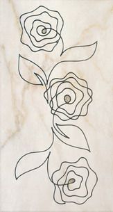 Fanal Carrara Decor Flor 1 (2pz)