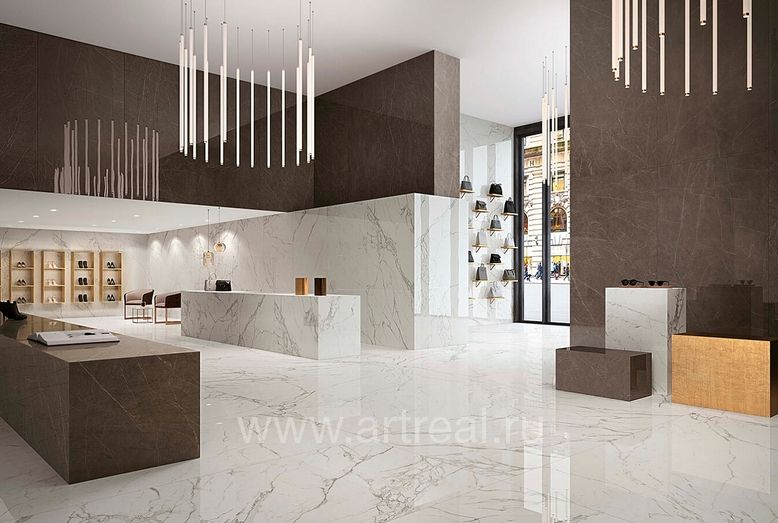 Керамогранит Atlas Concorde Marvel XL в интерьере