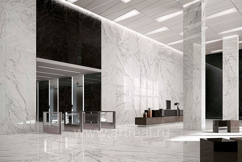 Керамогранит Atlas Concorde Marvel XL в интерьере