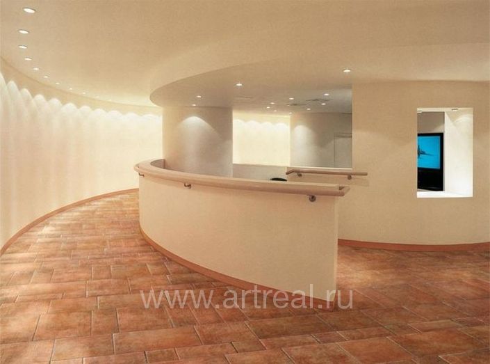 Клинкер Del Conca Galestro (HGT) в интерьере