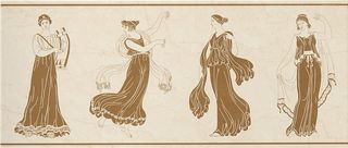 Novabell Absolute декор Fascia Vestali Crema Crema Marfil/Oro 59.1*25