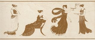 Novabell Absolute декор Fascia Vestali Crema Crema Marfil/Oro 59.1*25