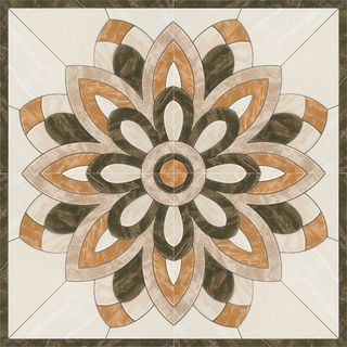 Lord ceramica Dolomia декор Gran Rosone Freddo (4 pz.) 98*98