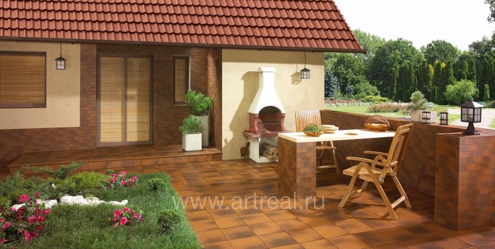 Клинкер Paradyz Semir в интерьере