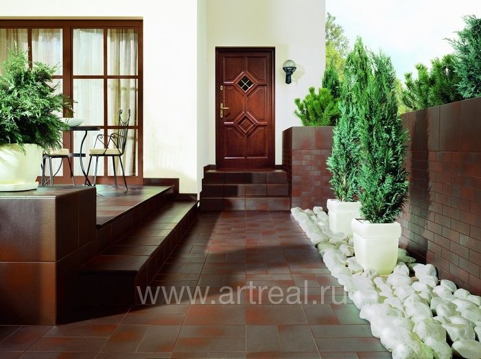 Клинкер Paradyz Cloud в интерьере