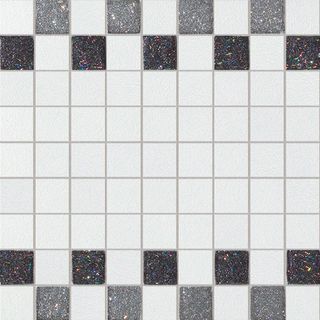 La fabbrica Montenapoleone мозаика Mosaico Starlight Grigio Bianco Musa 30*30