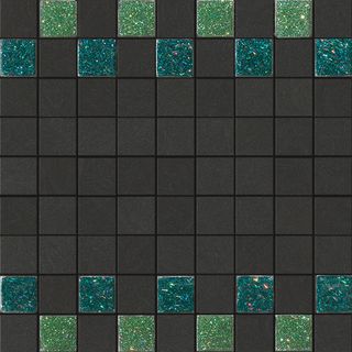 La fabbrica Montenapoleone мозаика Mosaico Starlight Verde Grafite Musa 30*30