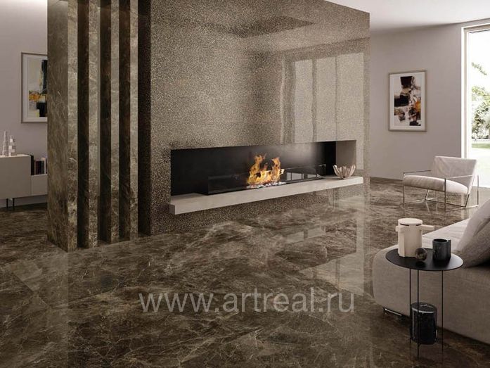 Керамогранит Emil Ceramica Tele di Marmo в интерьере