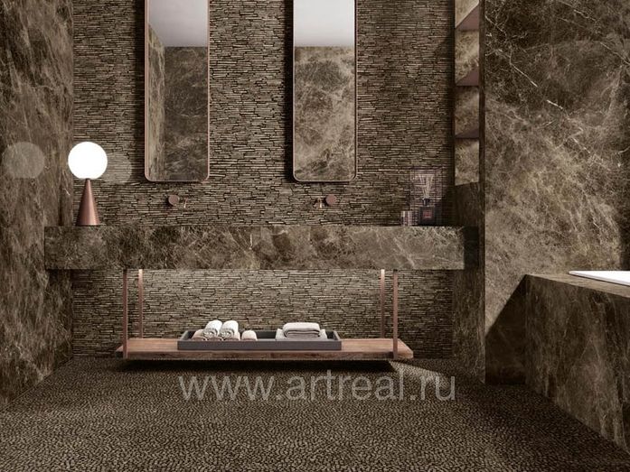 Керамогранит Emil Ceramica Tele di Marmo в интерьере