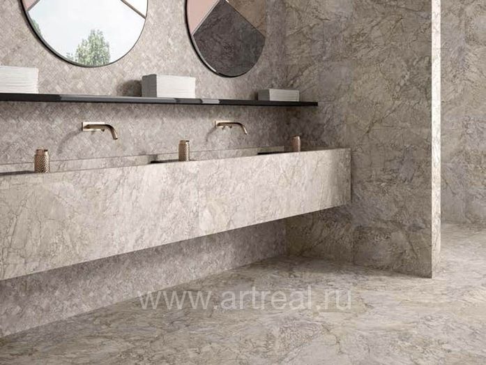 Керамогранит Emil Ceramica Tele di Marmo в интерьере