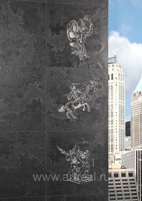 Керамогранит La Fabbrica Pietra Lavica в интерьере