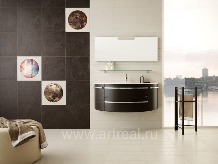 Керамогранит La Fabbrica Pietra Lavica в интерьере