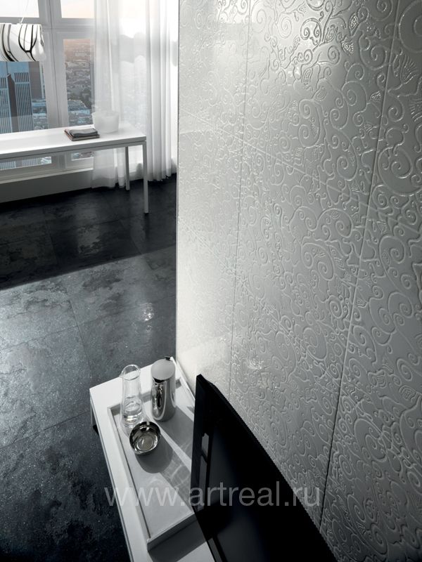 Керамогранит La Fabbrica Pietra Lavica в интерьере