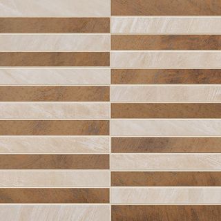 Exelle-Elios Gjava мозаика Gjava Mosaico Occhio di tigre-Quarzo mix 2×12,5 25.5*25.5