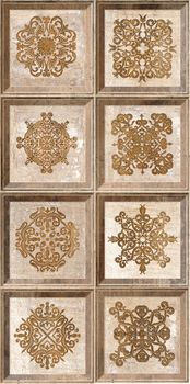 Absolut Keramica Newcastle декор Decor m2 Newcastle Brown 10*10