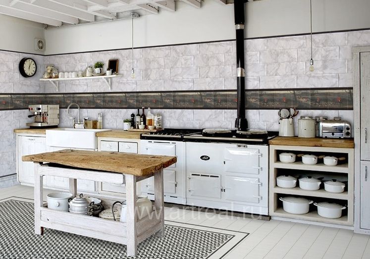 Керамическая плитка Absolut keramica (Cobsa) English style в интерьере