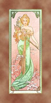 Absolut keramica (Cobsa) English style декор Decor Summer 10*20