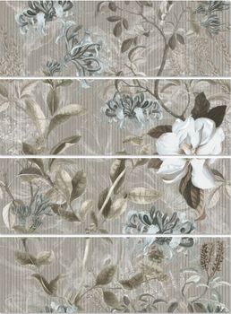 Vives Plisse декор Scarlet-4 Gris S4 75*100