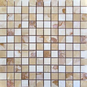 Kerlife Onix-r мозаика Blumen Malla Cream 30*30