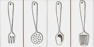 Vives Blanco Brillo декор Menaje-2  15*15