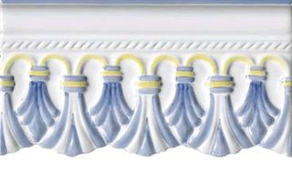 Vives Blanco Brillo бордюр Cervera 27*15