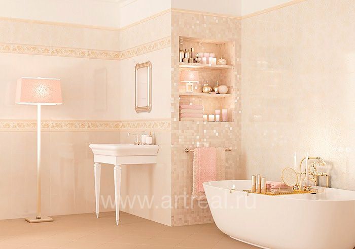 Керамическая плитка Acif Belle Epoque в ванной
