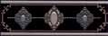 Acif Belle Epoque бордюр List. Jewel Nero 25*8.3