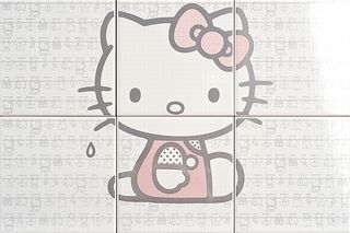 Gamma due Hello kitty панно Laundry Pink CP A/6 PZ.  60*40