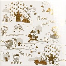 Gamma due Hello kitty Toile Toilepaper Gold 