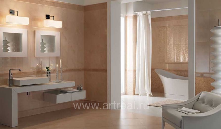 Керамическая плитка Gardenia Orchidea Lirica в интерьере