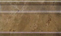 Gardenia Orchidea Lirica бордюр Fascia Rilievo Noce Emperador 25*15