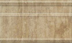 Gardenia Orchidea Lirica бордюр Fascia Travertino Scuro 25*15